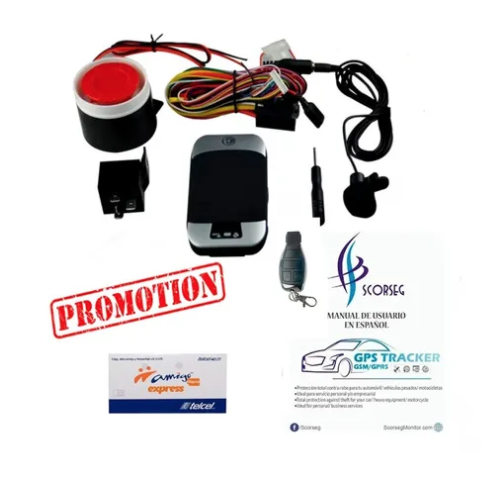Localizador Gps Tracker 303g Kit Sirena Satelital Original Corta Corriente