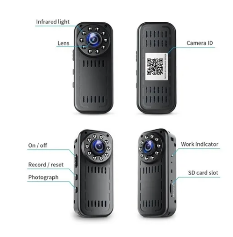 Mini Camara Vigilancia Alta Resolucion Video Foto Hd Wifi Seguridad Deteccion Movimiento Llavero + Memoria