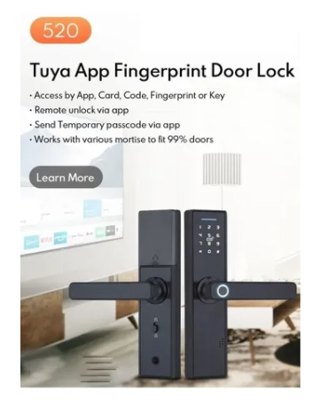 Cerradura Chapa Inteligente X1-zk Wifi Touch 5 En 1 App